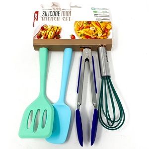 Art & Cook 4 Piece Silicone Mini Utensil Set